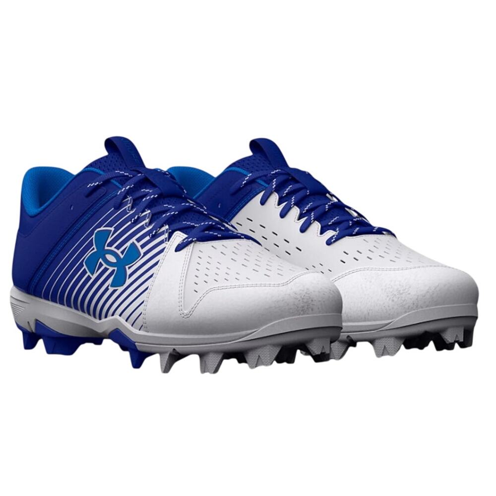 Under Armour Mens Leadoff Low Rm Baseball Cleats Size 13 Blue White 3025589 NWOB